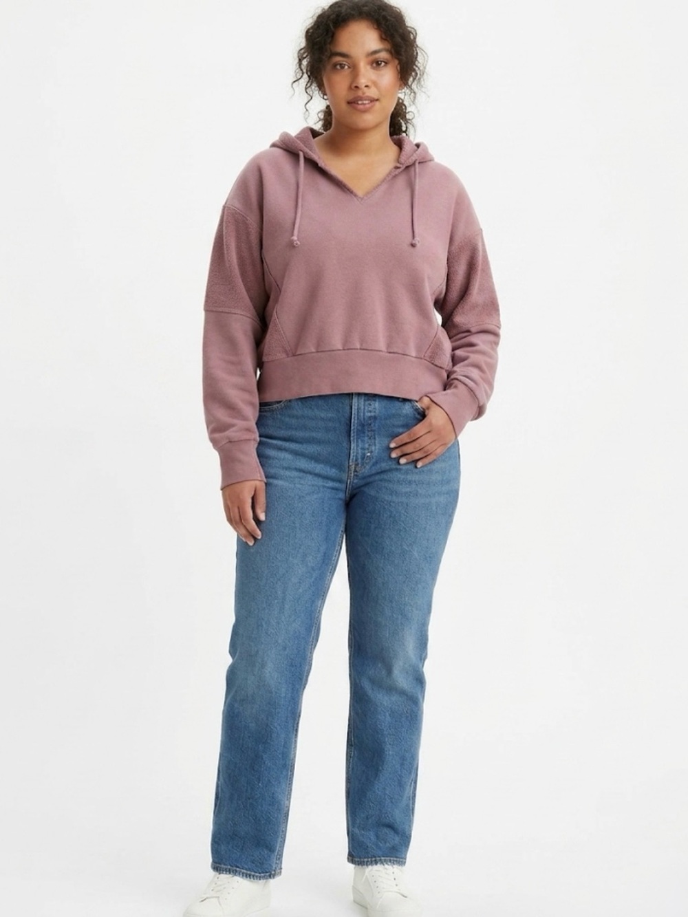 Abercrombie & Fitch "Soft A&F Hoodie - Mauve/Dusty Rose - Size Medium